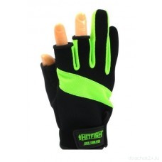 Перчатки HITFISH Glove-03 цв. Зеленый  р. XL